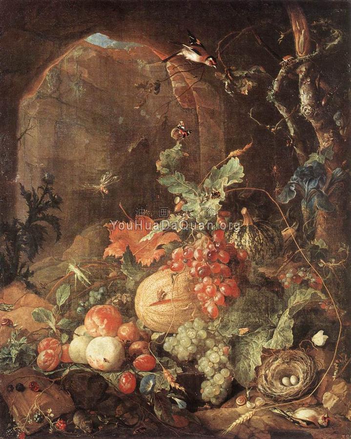 Still-life with Bird-nest - 让·达维德兹·德·希姆